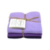 Solwang Cleaning Cloth Dark Purple Combi Knitted Wipes Cotton Wipes