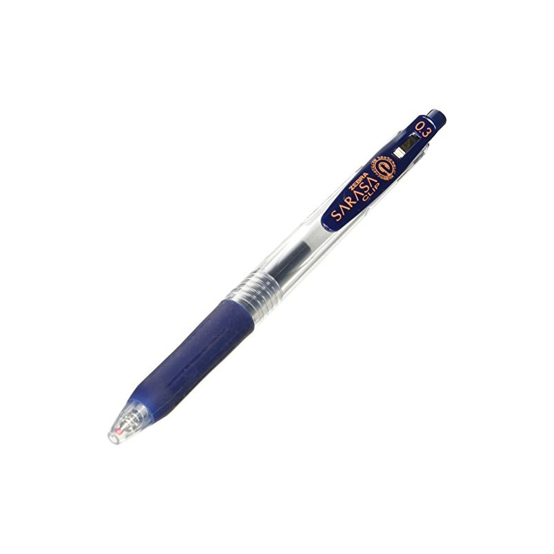 ZEBRA Sarasa Clip Pen 0.3 mm, Blue/Black (JJH15-FB)