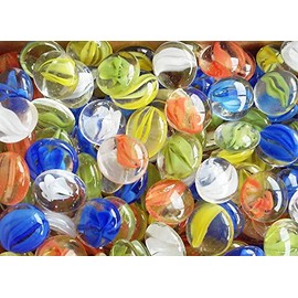 Creative Stuff Glass - 2 LB - Cat-Eye Mix - Glass Gems - Vase Fillers