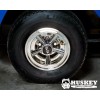 Huskey 1pc Replacement Chrome Golf Cart Hub Caps 8 inch