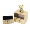 Tooth Box Metal Cute BearShape Storage Case with 2 Drawers