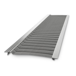 RAPTOR GUTTER GUARD – Contractor Grade Stainless Steel Micro-Mesh Gutter Guard Sample Pack. Standard (5.625 in. x 10 in.) & Super (7.187 in. x 10 in.) Samples (Screws Not Included)
