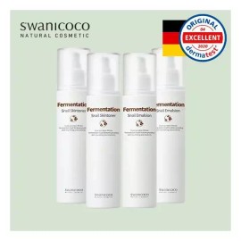 Swanicoco 스와니코코 발효 달팽이 스킨 2개+로션 2개 / 집중 영양 케어 Swanicoco Fermented Snail Skin 2 + Lotion 2 / Intensive Nutrition Care [Fermentation snail skin 2 pieces + lotion 2 pieces]