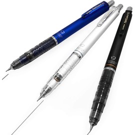 Ditac Zebra Delguard Mechanical Pencils - HB 0.5mm - 1 of Each Colour Barrel - Pack of 3