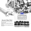 Acorn Nut, 70pcs M3/M4/M5/M6/M8/M10 Nylon Acorn Nut Kit Dome Head