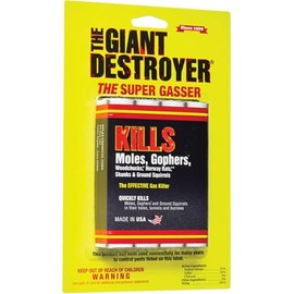 Giant Destroyer Smoke Bombs 12 Pack (48 Sticks) Kills Moles Gophers Skunks Rats Squirrels
