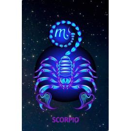 Scorpio: Zodiac Star Sign Blank Line Notebook / Journal Gift (120 blank pages - 6 x 9)