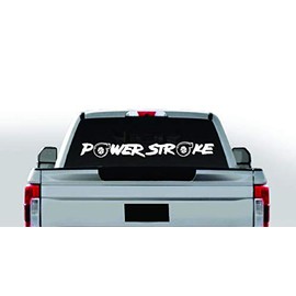 46" P Banner Turbo Window Vinyl Decal Sticker Truck Diesel 2500 Super Duty