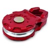 GearAmerica Ultra Snatch Block Pulley Black, 20T Mbs, Aluminum Winch