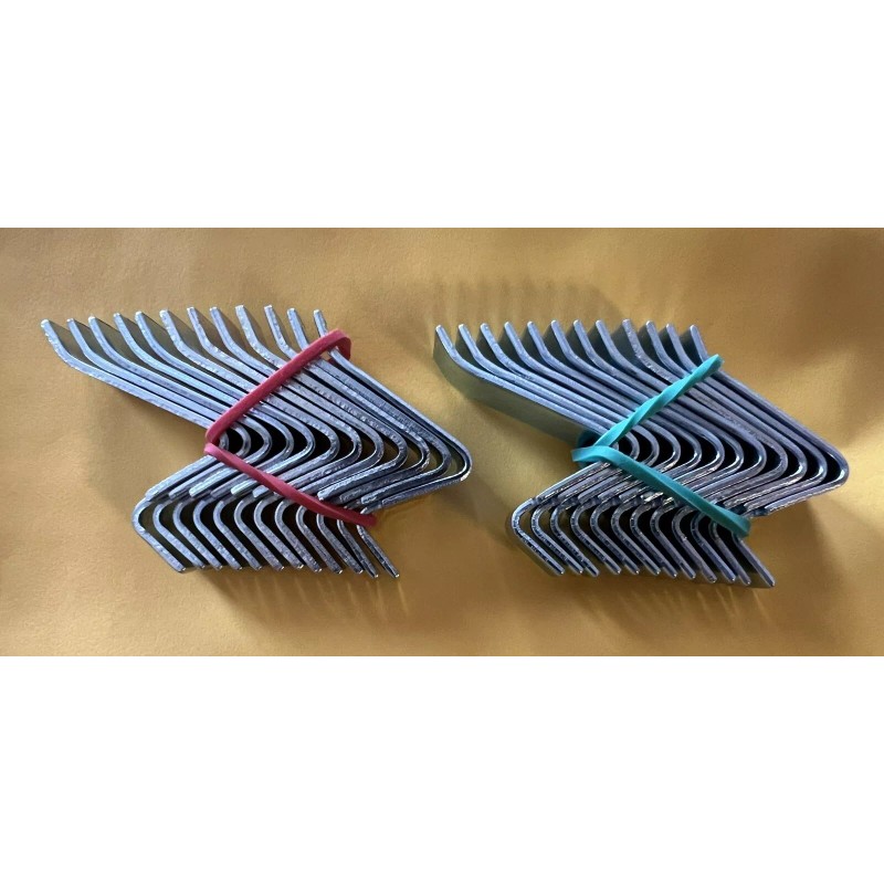 SANDUSKY METAL CABINET SHELF S-CLIPS (12 clips) PART REF SCLIPSTR