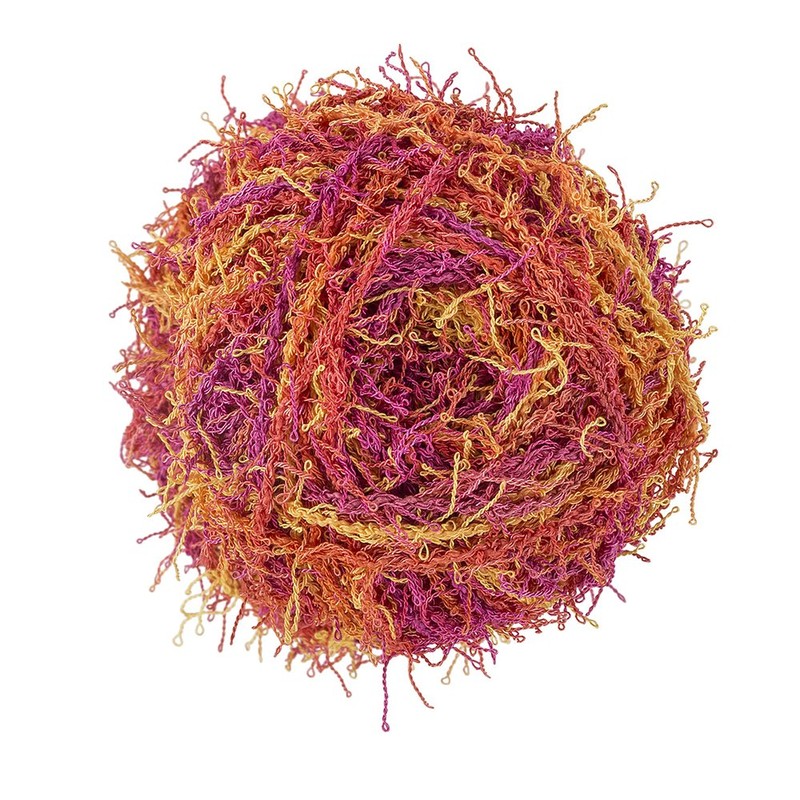 Red Heart Scrubby Yarn - Zesty