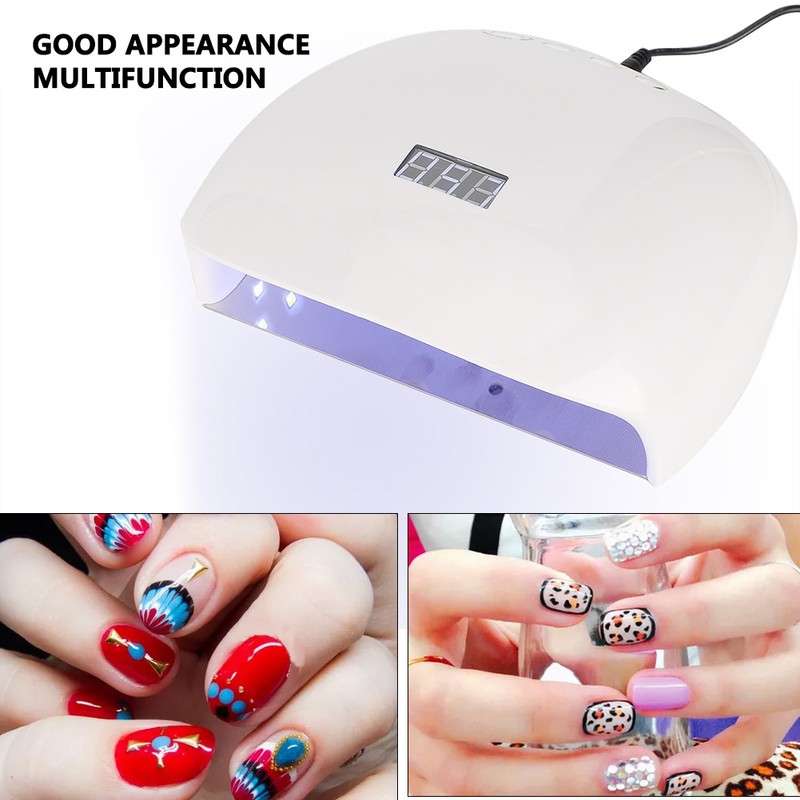 48W UV/LED Nail Lamp Nail Gel Polish Dryer Quick Drying