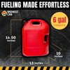 Midwest Can 6610 Quick Flow Spout Auto Shut Off Gasoline