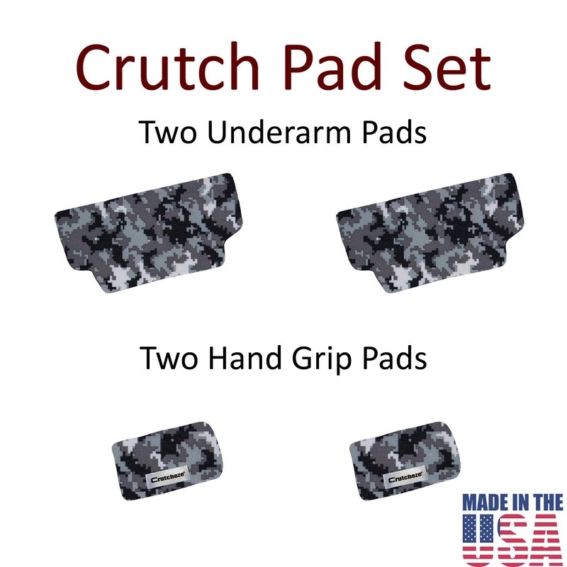 Crutcheze Premium Crutch Pad and Hand Grip Covers | Comfortable