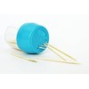 Set of 4 Colorful Toothpick Dispensers - Includes 400 Toothpicks
