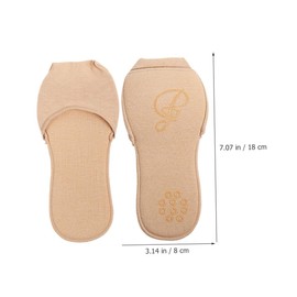 SAFIGLE 2Pairs Compact Toe Socks for Women Breathable Metatarsal Pads Non Slip Forefoot Socks Comfortable Half Socks for Daily Use and Foot Relief Washable Design