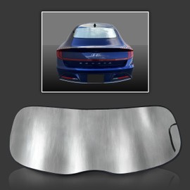 GalaxyAutoShield Custom Fit Rear Tailgate Window Sunshade for 2020 2021 2022 2023 2024 Hyundai Sonata Sedan, Accessories UV Reflector Privacy Insulated Protection (Made in USA)