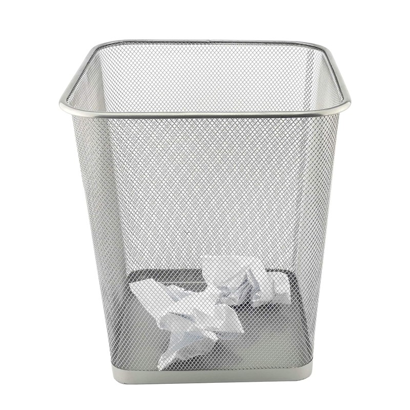 D.RECT Metal Bin Mesh 18L - Bedroom Bin, Trash Can,
