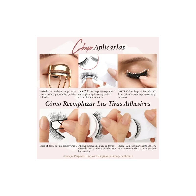 Luminlash Extensiones De Pestañas Pestañas Autoadhesi