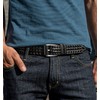 BULLIANT Mens Belts,Leather Woven Braided Belts for Gift Men Casual