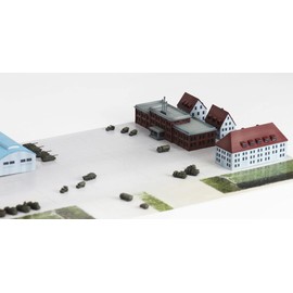 Pit Road SPS17 1/700 SPS Series Ground Self-Defense Force Base 1 Base Paper Base (7.1 x 11.0 inches (180 x 280 mm), 2 Pieces) Plastic Model