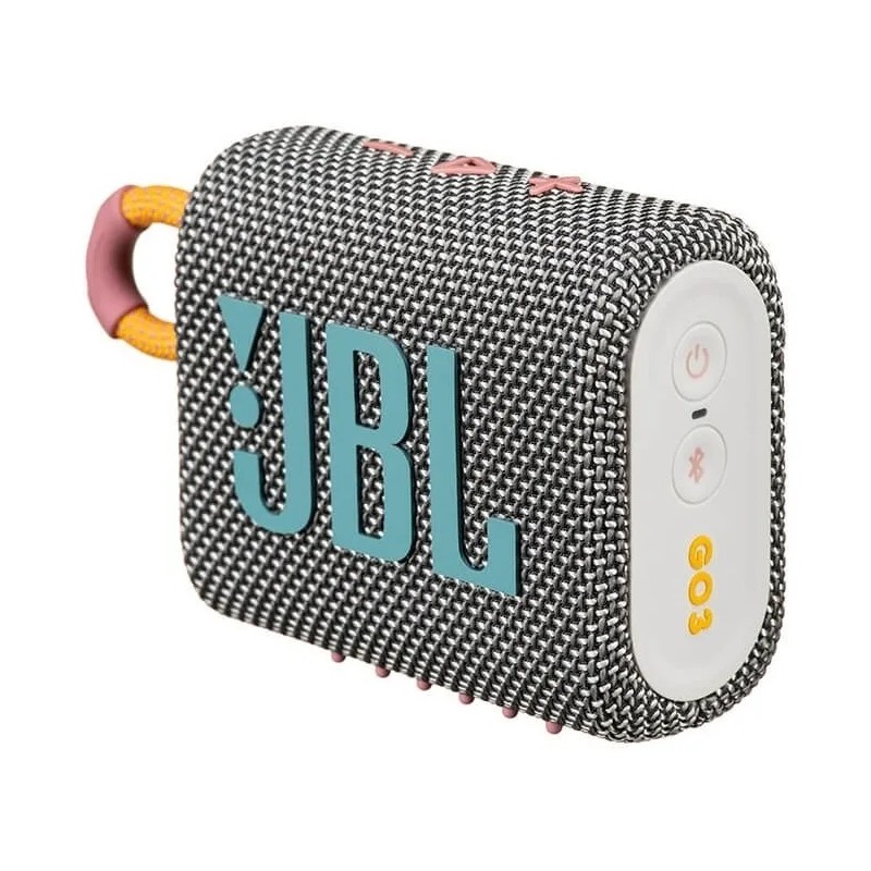 Parlante Jbl Go 3 Portátil Con Bluetooth Waterproof Grey