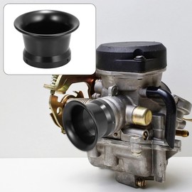 Motoforti Black 50mm Inner Dia Motorcycle Air Filter Intake Velocity Stack
