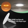 Soliseed 6 Pack 5/6 Inch LED Can Lights with Night