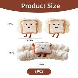 Schwamm Stirnband Armband Sets,Make-up Haarband,Spa Stirnband,zum Waschen von Gesicht Make-up Stirnbänder,für Frauen Mädchen Hautpflege Entfernung Spa Yoga Sport Dusche Kopfband Frottee Handtuch