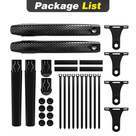 MEGHNA Bike Fenders Set Lightweight Mudguard Front and Rear Fenders Two - Section Style Universal Bike Fenders for 700 x 25C-50C Bikes for Road Bike Gravel Bike Commuter Bike