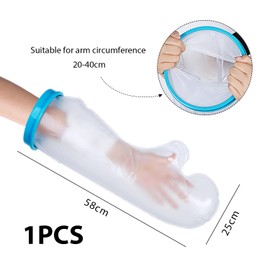 1 x Waterproof Arm Protection, Cast Protection, Bandage Protection, Arm Sling, Shower Hand Protection, Plaster Cover to Protect the Arms, Reusable Bandage Protection to Keep the Arms Dry