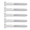 304 Stainless Steel Half Thread Bolt Wood Hex Lag Screws
