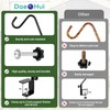 DAEHUI Deck Bird Feeder Hanger with 3in Clamp for Railing