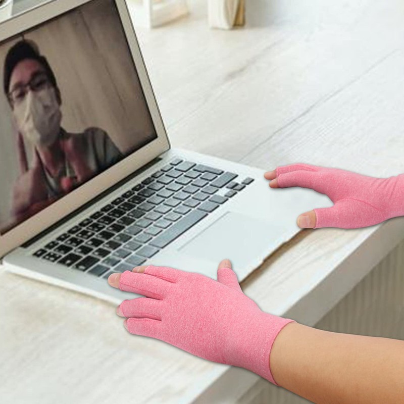 2-Pair Arthritis Compression Gloves for Alleviate Rheumatoid Osteoarthritis, Carpal Tunnel