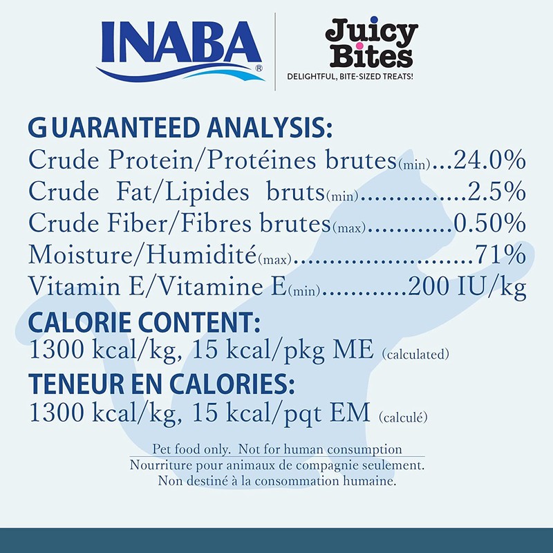 INABA Juicy Bites Grain-Free, Soft, Moist, Chewy Cat Treats with