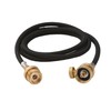 Flame King YSNMT48 Flexible 5-FT Extension Hose for 1Lb Propane