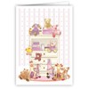 Quire Mini Card Baby Girl Teddies on Drawers