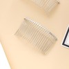 20 Pcs Metal Hair Side Combs 20 Teeth Hair Clip