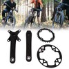 Bicycle Crankset Aluminium Alloy High Strength Lightweight Bicycle Crank Chainring