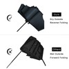 LANBRELLA Umbrella Compact Inverted Folding Umbrellas Auto Open Auto Close