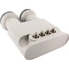 Schwaiger Quad LNB Mono Bloc Light Grey