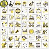 Qpout 96pcs New Years Eve Party Supplies Tattoos,2025 NYE Party