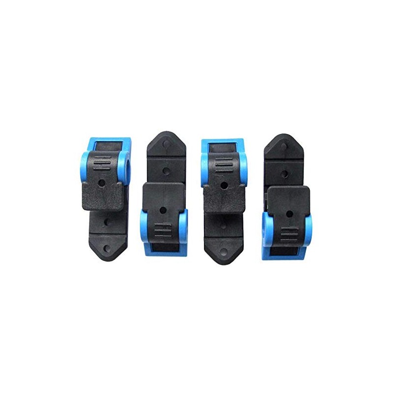 KLICK-FIX Swivel Hook for City Twist Hook, Adults Unisex, Black/Blue,