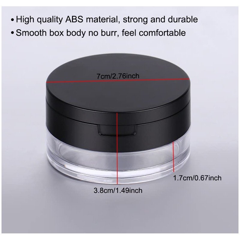 AKOAK 2 unidades de capacidad de 20 ml (0.4 onzas)