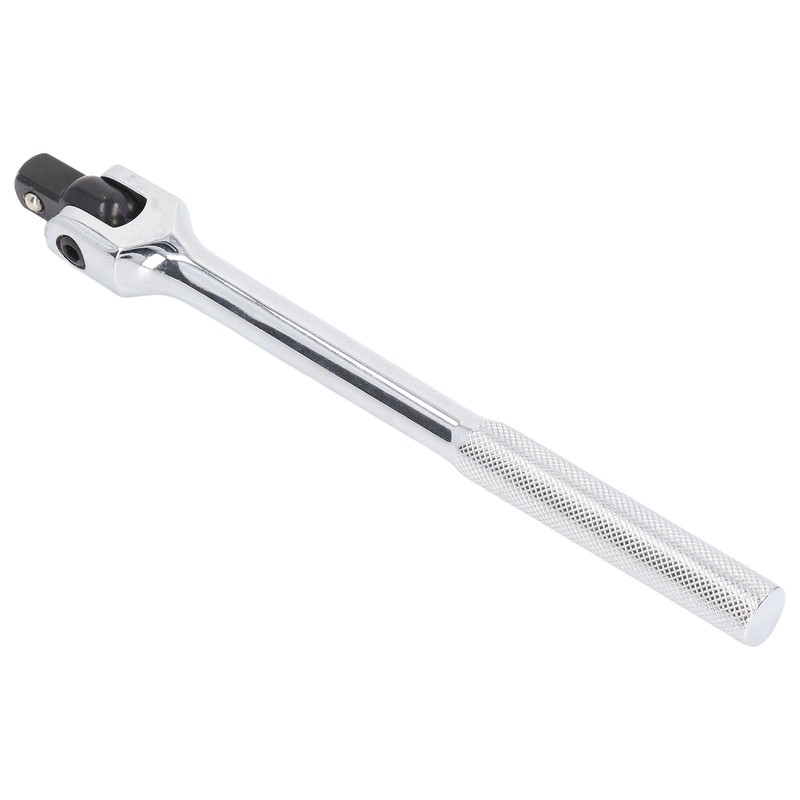 Breaker Bar 10in Chrome Vanadium Steel 1/2in Drive 180 Degree