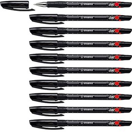 Ballpoint Pen - STABILO Exam Grade - Pack of 10 - Black