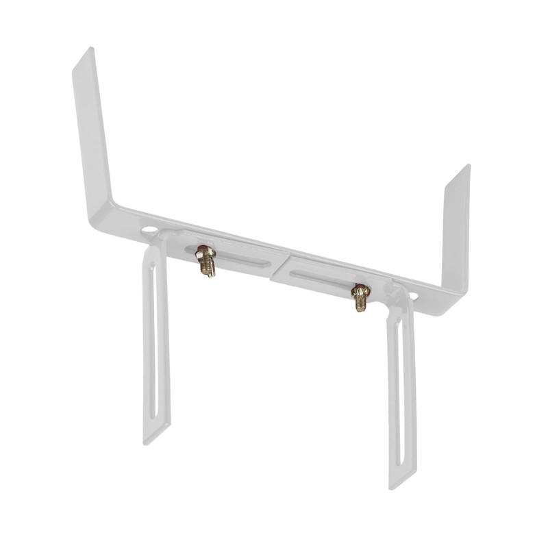 4 Pairs of Flower Box Holders, White, Standard H-Shape Box