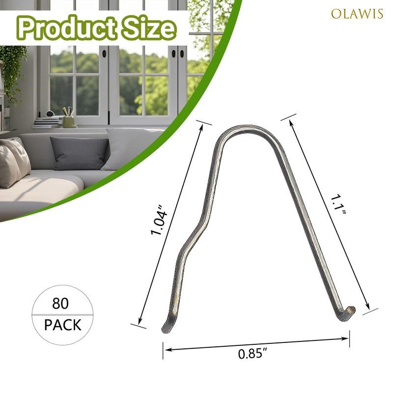PL 14856 Steel Sash Window Glazing Clip for Prime-Line（80 pcs)