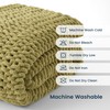 SLEEP ZONE Throw Blanket for Couch - Chunky Knit Blanket,