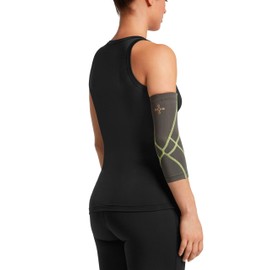 Tommie Copper Performance Elbow 2.0 Sleeves, X-Large, Slate Gray/TC Sulphur Stich